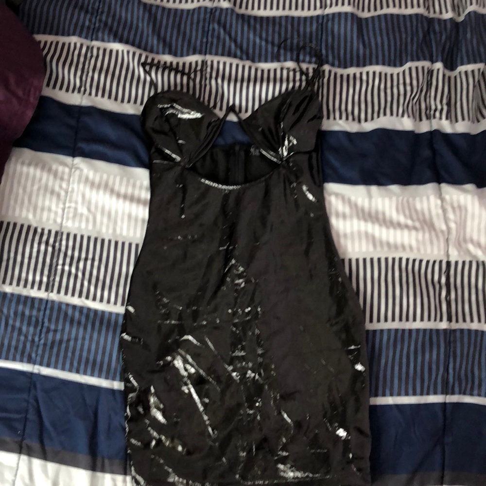 Latex bodycon dress